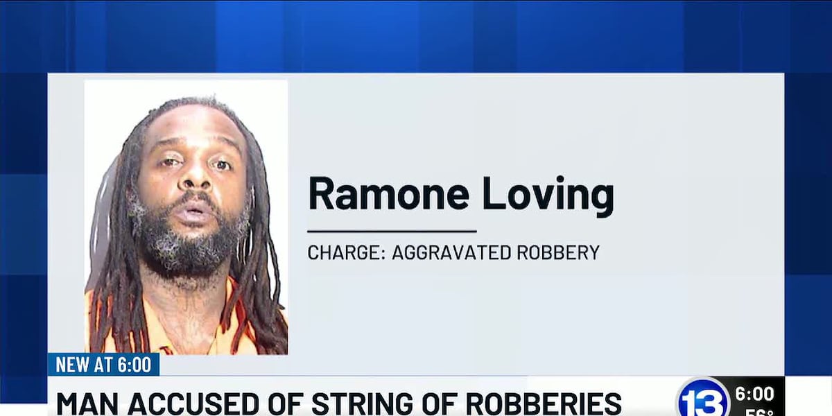 Toledo man arrested in string of business robberies