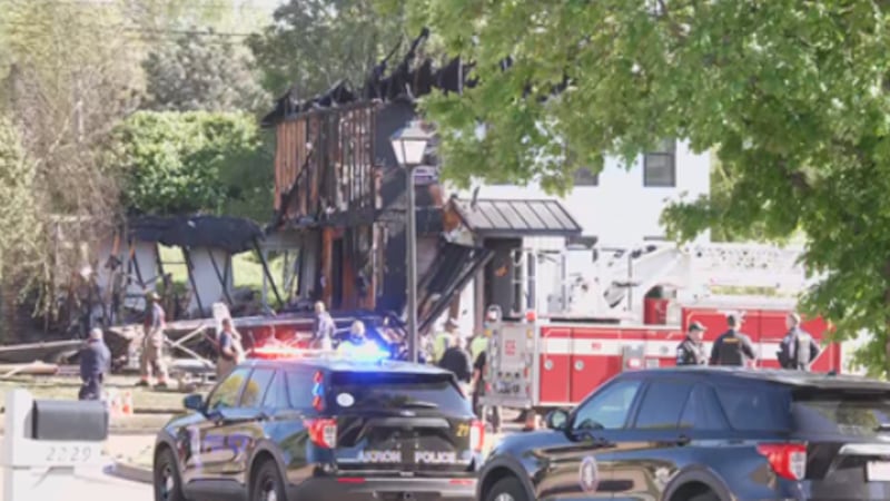 A small plane crashed Thursday afternoon into an Akron home, killing two people and sparking a...