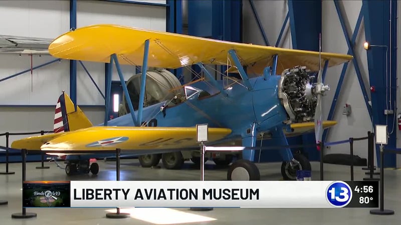 13 Action News reporter James Starks visits the Liberty Aviation Museum in Port Clinton, OH.