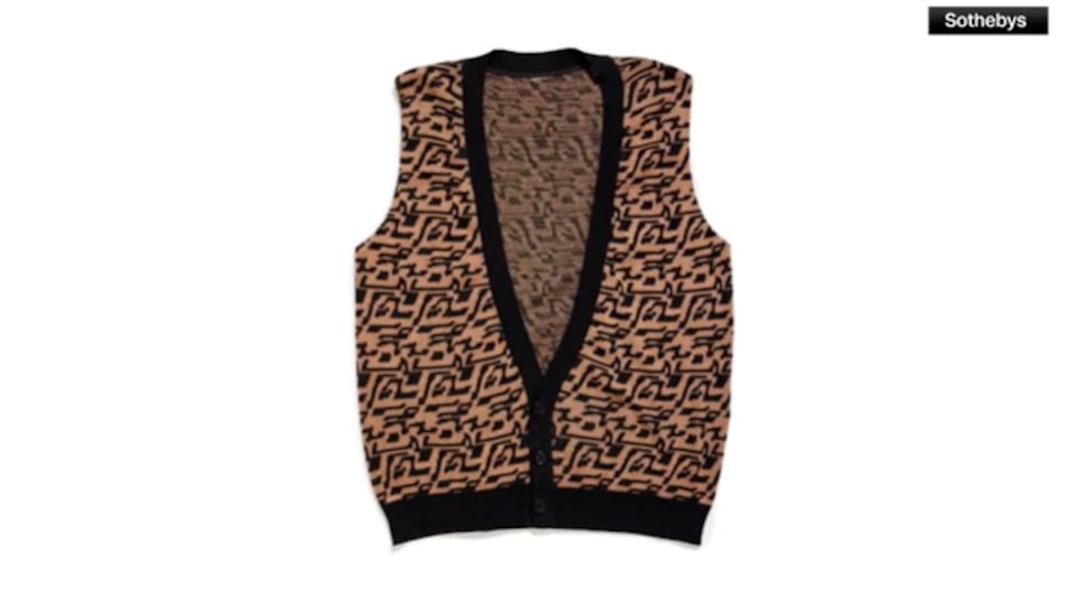 The sweater vest worn by the titular character in "Ferris Bueller's Day Off" is up for auction.