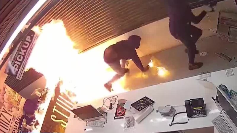 Suspects ram stolen SUV into Monroe dispensary, set fire inside