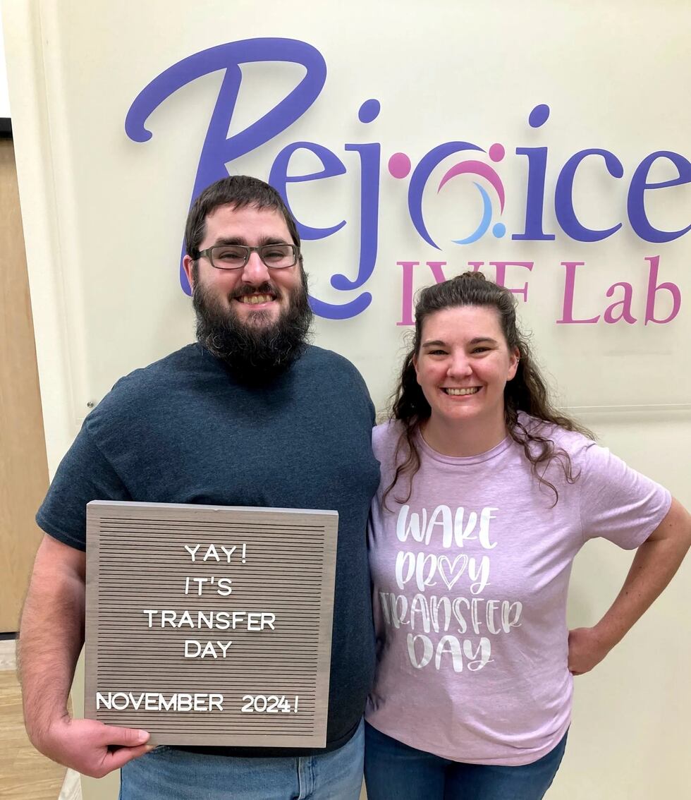 This photo provided by Rejoice and John David Gordon shows Tim and Lindsey Pierce in November...