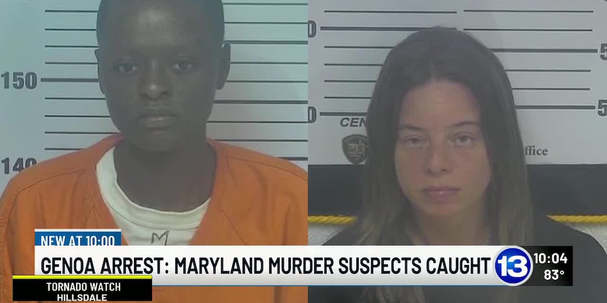 Murder suspects arrested in Genoa after local woman grows suspicious while trying to help
