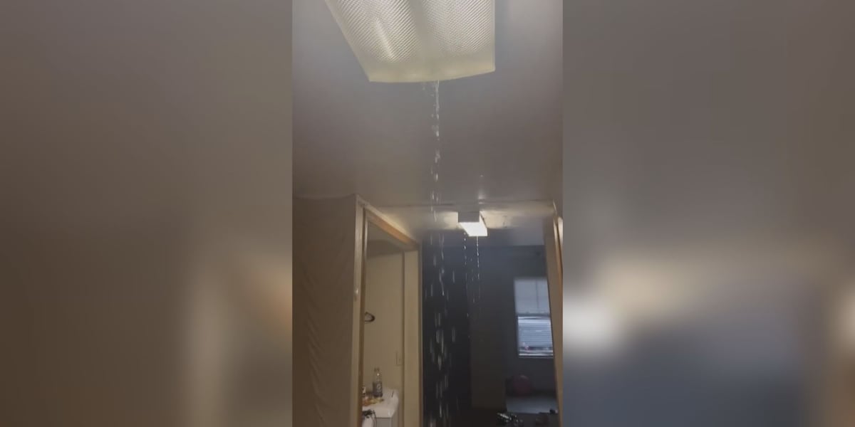 Video shows water leaking through light fixtures in Port Clinton townhome