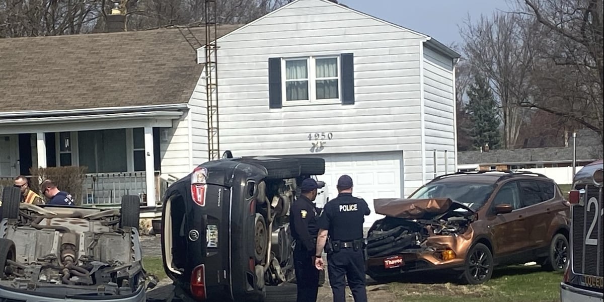 Multi-vehicle rollover crash blocks traffic on Heatherdowns