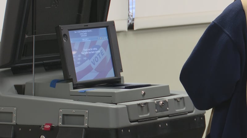 Voters cast their ballots in the 2024 general election in Lucas County, Ohio