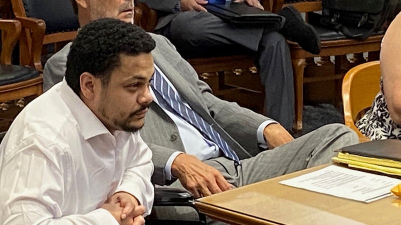 Darnell Jones appears in a Lucas County courtroom on Sept. 19, 2025.