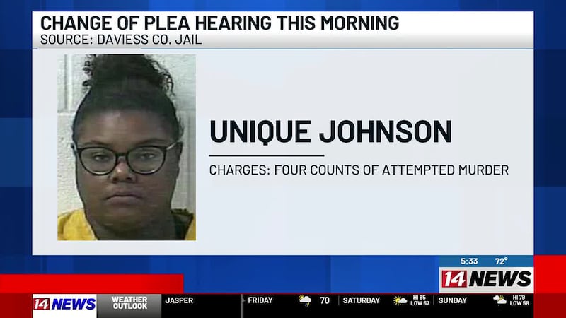 Plea hearing set for woman accused of trying to run over multiple people
