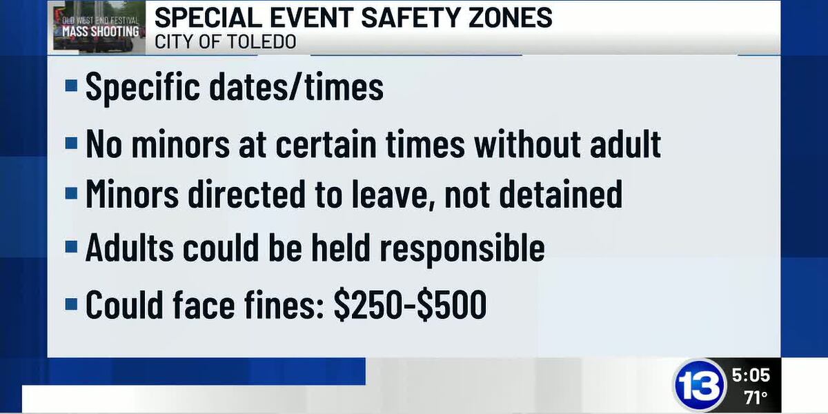 A Toledo City Council meeting pictured with the safety-zone report.