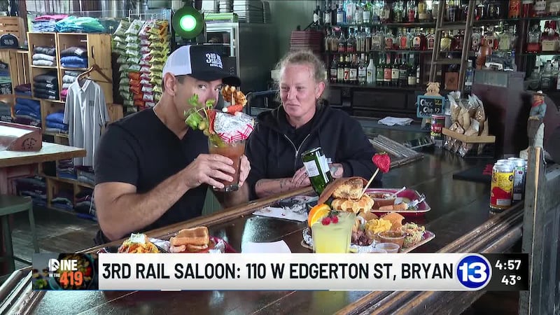 Train lovers and BBQ lovers unite at Third Rail Saloon, 110 W Edgerton St, Bryan, Ohio!