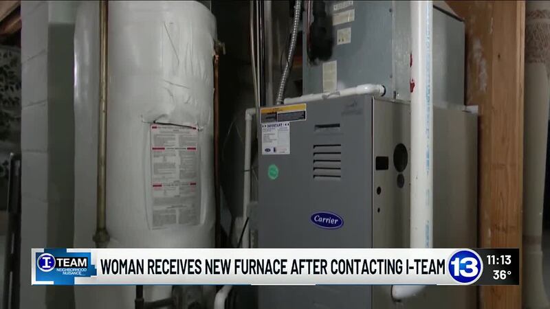 A Toledo woman finally has heat in her home after going nearly a year without it.